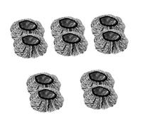 CALLARON 10pcs Self-heating Hair Treatment Cap Tin Foil Hats for Hair Dye Conditioning Shower Cap for Long