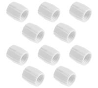 CALLARON 10pcs Toothpaste Tube Refill Adapter, Easy Transfer Tool with Smooth Surface and Compatibility, Plastic Travel Packing Tool for Short and Long Journeys