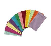 CALLARON 12-Color Cash Envelope Set with Budget Sheets, Money Tracking Cards, Thick Colored Paper for Expense Management and Personal Finance Organization