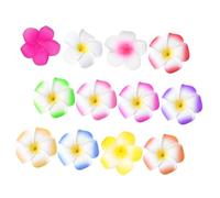 CALLARON 12pcs Artificial Flower Headdress Small Hair Flowers Hair Accessories for Women Clips Real Summer Stuff Luau Clip Fake Girl Faux Colorful Wed Bridal Decorations Eva