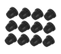 CALLARON 12pcs Brake Bleed Valve Cap for Cars and Bleeder Plug Cap, Black Rubber Material with Optimal Sealing and Wear Resistance, Precise Fit for Motorcycle Brake Caliper Bleed Screw,