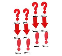 CALLARON 12Pcs Kawaii Symbol Hair Clips Creative Question Mark Point Arrow Barrettes for Fun DIY Party Hair Accessories for Playful Hairstyles