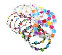 CALLARON 12pcs Luminous Headband Garland Christmas Headpiece Glow Party Accessories