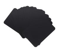 CALLARON 12pcs Re-writable Price Label Tags with Metal Clip Black Sign Boards for Supermarket and Restaurant Price Display