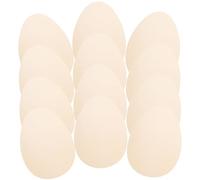 CALLARON 12pcs Unfinished Wooden Egg Cutouts for Crafts, Natural Wood Slices in Egg Shape, Can Be Written, for Easter and Spring Parties Decorations