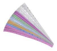 CALLARON 140pcs Colorful Origami Star Paper Strips with Foil Glitter, 7 Colors Decorative Folding Paper for DIY Crafting, Heart-Shaped Lucky Stars for Arts and Crafts Projects