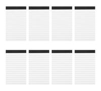 CALLARON 14pcs A7 Mini Notebook Refill Lined Paper Inserts 3 X 5 Inch Pocket Notepad Replacement Sheets for Work Planning and Note Taking