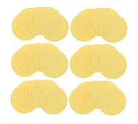 CALLARON 150pcs Natural Cellulose Facial Sponges Round Compressed Exfoliating Pads for Gentle Deep Cleansing and Makeup Removal Soft Biodegradable Facial Puff for Womens Skincare and Spa