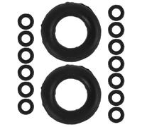 CALLARON 15pcs Bobbin Winder Rubber Rings Replacement for Sewing Machines Sturdy Rubber Tire Bobbin Winder Rings for Thread Winding Compatible with Foot Pedal Sewing Machine Accessories