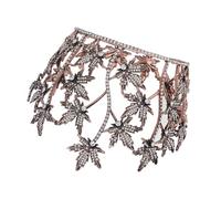 CALLARON 1pc Baroque Crown Bridal Headdress Vintage Alloy Rhinestone Hair Accessories for Weddings Engagements and Parties Durable Design with No Fading Eye Catching Retro Style