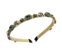 CALLARON 1Pc Baroque Pearl Flower Hair Hoop for Women Stylish Headband for Makeup and Face Wash Design Comfortable Fit for Brides
