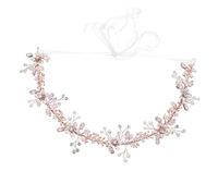 CALLARON 1Pc Bride Headpiece with Delicate Floral Design Elegant Rhinestone Hair Accessory for Weddings Parties Dances and Special Occasions Lightweight and Comfortable to Wear