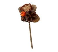CALLARON 1Pc Vintage Handmade Simulation Hairpin Creative Autumn Hair Accessory for Elegant Headdress for Parties and Festivals Lightweight Design for Unique Style and Comfort