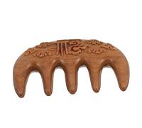 CALLARON 1pcs Ergonomic Wooden Acupoint Massage Comb Lightweight Scalp for and Sandalwood Design for Home Travel