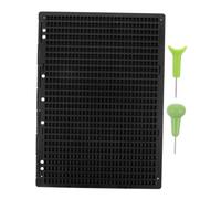 CALLARON 1Set Braille Writing Board Portable Line Cell Tool with Stylus for Blind Students Enhanced Stability Tactile Feedback for Classroom Learning Environments