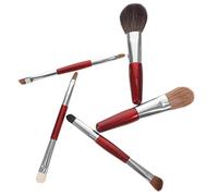 CALLARON 1Set Makeup Brush for Women Dual Head Brushes with Portable Travel Bag Loose Powder Applicator for Blush and Contour Makeup Supplies Present for Any Occasion