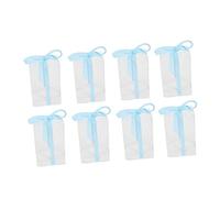 CALLARON 1set Pvc Wedding Favor Boxes Ribbon Set Storage Containers for Cakes Treats and Easy Assembly Design for Parties and Celebrations