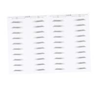 CALLARON 2 Pairs Eyebrow Stickers of Hair Like Simulation for Men Artificial Eyebrow Patches Makeup Tools for Sparse