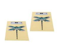 CALLARON 2 Pcs Guitar Stickers Self-adhesive Resistant to Fading Pvc Decals for Bass and Guitar Decoration Targeting Professional Musicians