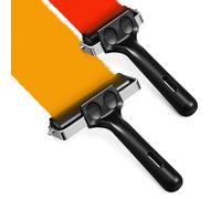 CALLARON 2 Pcs Rubber Brayer Rollers for Printmaking and Wallpaper, Thickened Sturdy Crafting Rollers, Reliable Versatile Tool for Beginners and Professionals