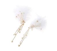 CALLARON 2 Pcs Vintage Tassel Hairpins Set Ancient Chinese Style Headdress Hair Clips for Women Oriental Cosplay Hair Decoration Accessories