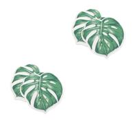 CALLARON 2 Tropical Leaf Paper Napkins Elegant Palm Leaf Design Durable Tissue for Parties and Restaurants Chic Table Decor for Celebrations