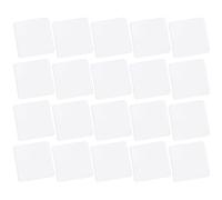 CALLARON 20 Pcs Hook Stickers Adhesive Tape Stickers 3.5x1.2x0.1in Strong Adhesion Invisible Bonding Waterproof Design for Fixing Posters on Metal Glass Surfaces