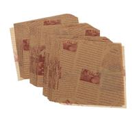 CALLARON 200 Pcs Non-Stick Greaseproof Parchment Baking Paper Sheets 18x18cm for Wrapping Bread and Biscuits, Sturdy Paper for Air Fryer and Oven Use