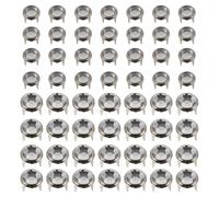 CALLARON 200pcs round Rhinestone Claw Rivets DIY Metal Studs Punk Diamond for Leathercraft Jackets Shoes Bags Accessories 8mm 6mm Decorative Nailheads
