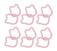 CALLARON 20pcs Cat Shaped Alloy Carabiner Clips with Heavy Duty Spring Hook Durable Purse Keychain Snap Clips for Outdoor Camping Hiking Fishing Easy Attachment and Secure Hold