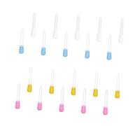 CALLARON 20pcs Silicone Medicine Droppers Graduated Pipettes for Boys and Girls to Easy Clean Pp Material Random Color