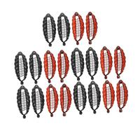 CALLARON 20pcs Strong Grip Banana Hair Clips for Thick Curly Hair Classic French Claw Fishtail Ponytail Holders Lightweight Plastic Resin Barrettes for Women Daily Styling