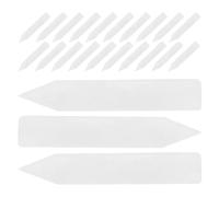 CALLARON 240pcs Plant Labels Garden Pot Labels Planting Tags Plastic White Small Pointed Ground-Insert Reusable Waterproof Weatherproof for Flower Potting, Potted Succulents, Indoor