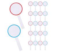 CALLARON 24pcs Dry Erase Answer Paddles with Handle, Handheld Writable Foam Scoreboards Featuring Scratch-Resistant Finish and Visibility, for Games and Performances by Judges and Teachers