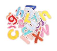 CALLARON 26pcs Embroidered Alphabet Letter Patches Set, Colourful English Letter Appliques for Clothes, Jackets, Hats, DIY Sewing Embroidery Stickers for Clothing Repair and Decoration