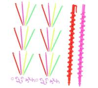 CALLARON 26pcs Spiral Perm Rods Hair Rollers 15cm Small Solid Plastic Flexible Curling Tools for Women Hair Styling at Home and Salon