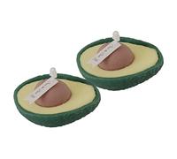 CALLARON 2Pcs Avocado Shaped Scented Candles Aromatic Home Decor Photography Props for Holidays Weddings and Special Occasions Unique Idea for Friends Moms and Loved Ones