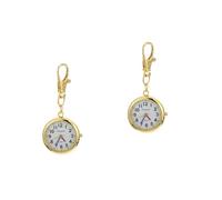 CALLARON 2pcs Big Number Pocket Watch for Boys and Girls School Watch for Boys Girls Easy to Read Scale Portable Design for Students Finish