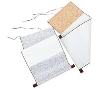 CALLARON 2pcs Blank Calligraphy Scroll Set with Yellow and Silver-grey Hollow Bamboo Tube, Chinese Painting and Calligraphy Practicing Hanging Paper Scrolls for Art Drawing and Writing