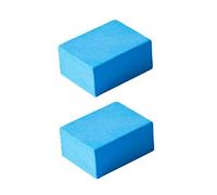 CALLARON 2pcs Blue Cleaning Sponges Made of Synthetic Material for Bathroom and Pan Cleaning Compact Design Suitable for Washing Windows and Mirrors
