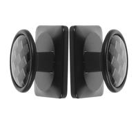 CALLARON 2pcs Car Sticky Hooks Carbon Fiber Texture Black Small Car Hangers for Purse Keys Mask Holder Multifunctional Auto Seat Hooks for Passenger Side Storage