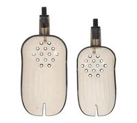 CALLARON 2pcs Casting Bait Spoon Set for Carp Fishing Large and Small Plastic Bait Throwing Spoons with 8mm Universal Thread for Long-distance Tossing