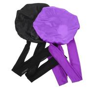 CALLARON 2pcs Elastic Sleep Cap for Women Ladies Silk Sleep Bonnet Hair Care Bonnet Lady Hat Anniversary Valentine Day Thanksgiving Christmas Year