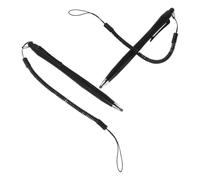 CALLARON 2pcs High Sensitivity Touchscreen Stylus Pens with Protective Fiber Tips and Spring Tether Compatible with Samsung Tablets and Phones Lightweight Digital Pens for Precise Writing