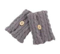 CALLARON 2pcs Knitted Wool Cup Cover Reusable Hot Mug Sleeve Cozy Stylish Snug Fit Protects Hands from Extreme Temperatures for Office and Home