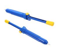 CALLARON 2pcs Manual Vacuum Desoldering Pump Solder Sucker with Large Blue Body, Strong Suction Soldering Auxiliary Tool for Electronics Repair and Welding Accessories