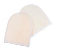 CALLARON 2pcs Massage Bath Gloves Exfoliating Loofah Body Scrub Dual Side Sponge Gloves Mitts for Shower Clean