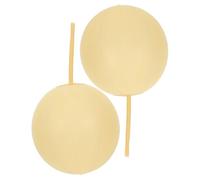 CALLARON 2pcs Medium Latex Gas Sampling Bladders with Dual Tails for Laboratory and Mining Use, Lab Rubber Emulsion Collector Balls for Experimental Gas Sampling