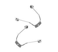 CALLARON 2pcs Non-Slip Eyeglass Nose Pad Bracket Metal Support with Screw-in Attachment Comfortable Anti-Slip Nose Cushion Holder for Glasses Repair Bridge for Adults