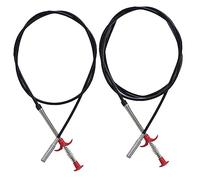 CALLARON 2Pcs Pipeline Hook Bendable Hose Clips for Easy Drain Cleaning Flexible Grabbing Tool for Bathrooms Kitchens Sewers Efficient Hair Grime Removal